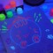 Set of 8 Colors Glow in the Dark Paint - , 20 ml / 0.7 oz Acrylic Paint for Decoration, Art Painting, Outdoor and Indoor Art Craft, Supplies for Canvas, Rock, Wood, Waterproof, Rich Pigments for Adults, Students, Kids